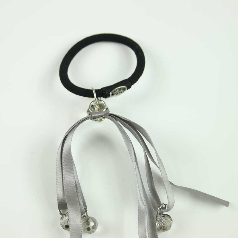 Silver floral crystal hairband