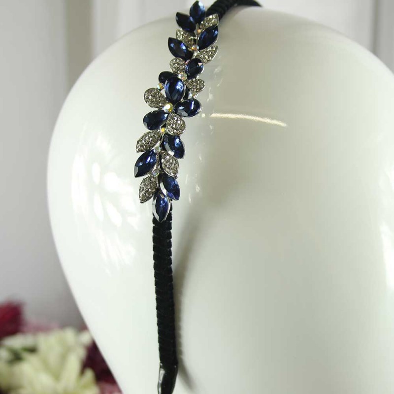 Daisy Floral Crystal Headband