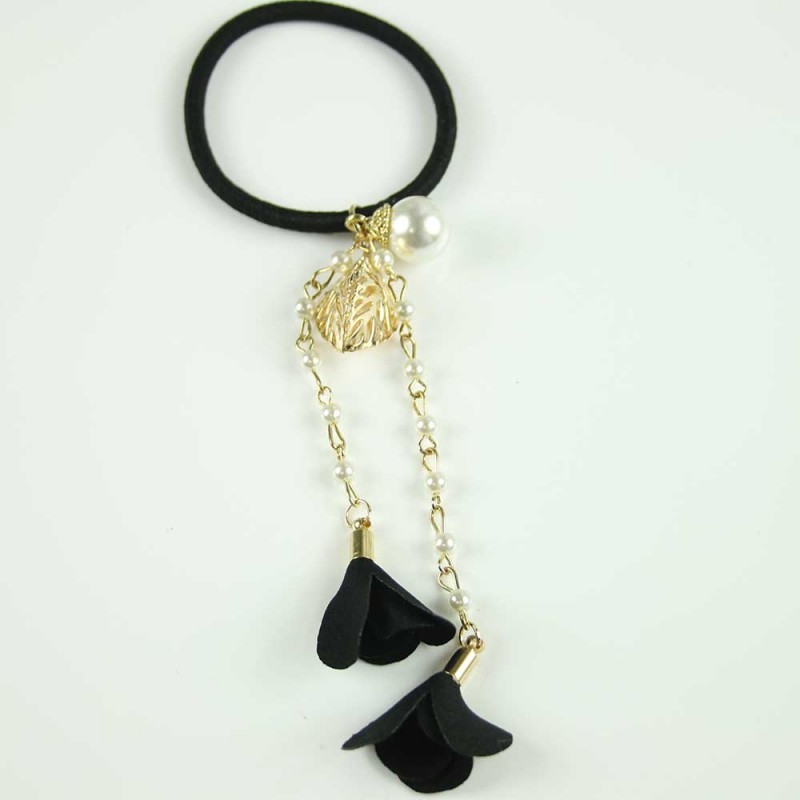 Black Pearl chain hairband