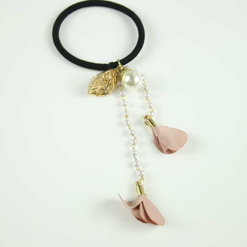 Pink Pearl chain hairband
