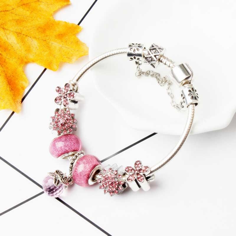 Pink Garden Bracelet