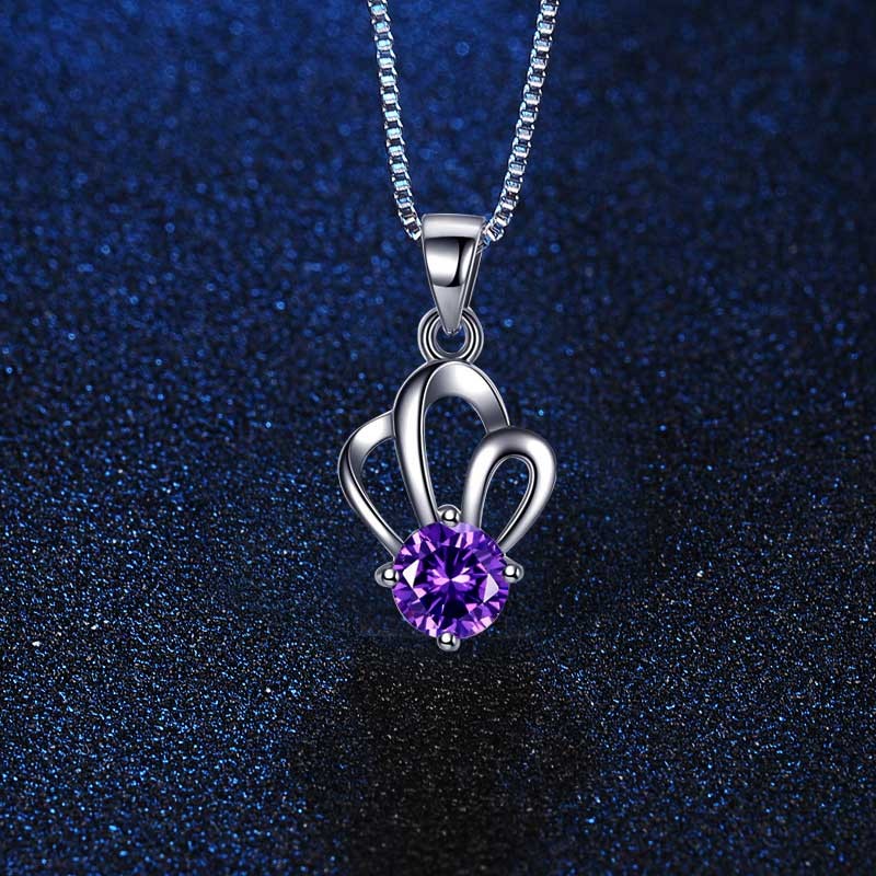 Purple Queen Polished Necklace