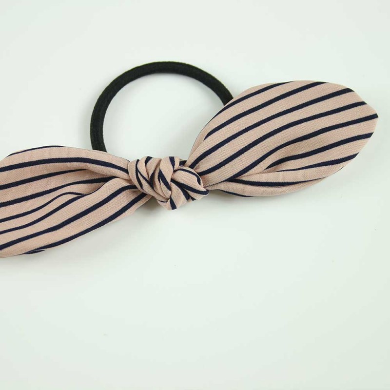 Nude Stripe Ribbon hairband