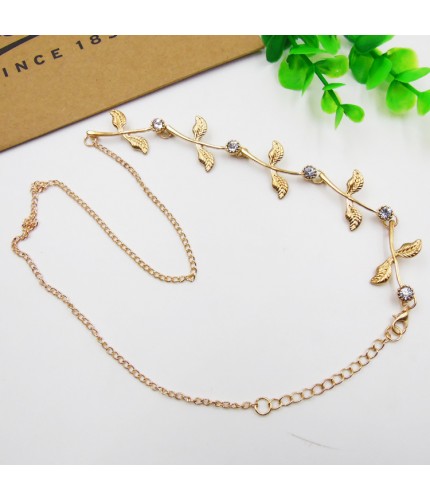Gold Crystal Headchain