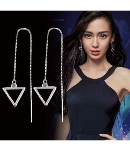 Triangle Drop Earrings