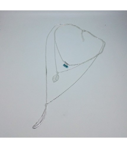 Silver Foliage Necklace