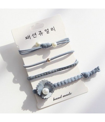Light Blue Pearl Hair band set