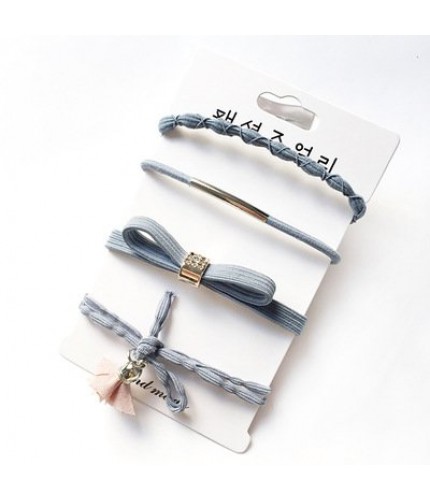 Light Blue Petunia Hair band set