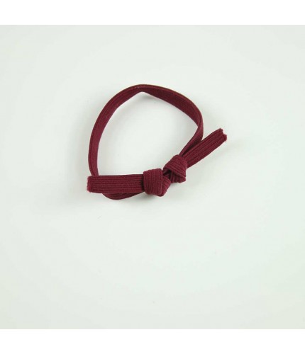 Maroon Basic Knot Hairband